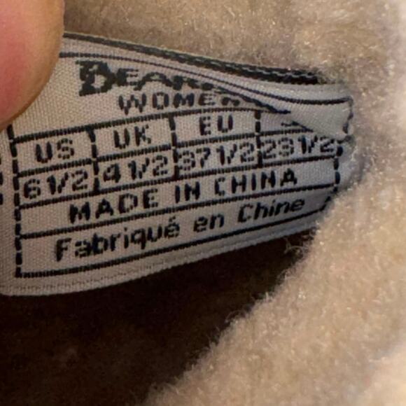 Bearpaw Marlowe Olive Suede/Sherpa Lined Winter Ankle Boots Women’s Size 6.5 US - Picture 8 of 8